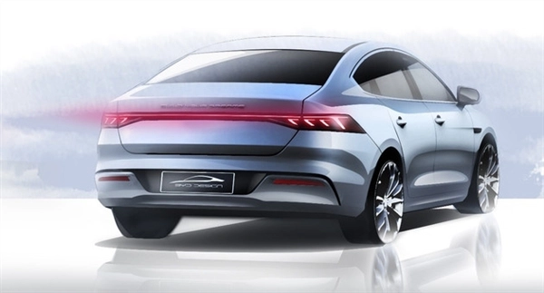 BYD's new A+ sedan design sketches revealed-CnEVPost