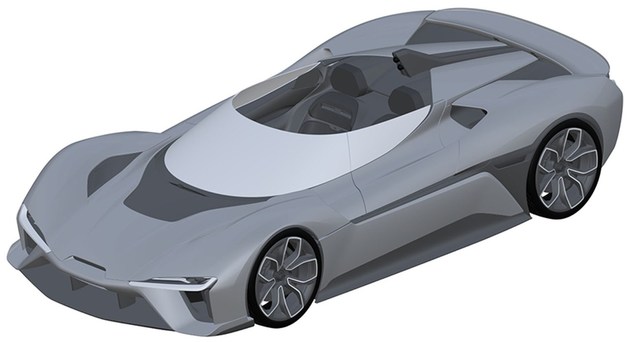 Patent drawings show Nio may launch convertible version of EP9 supercar-CnEVPost