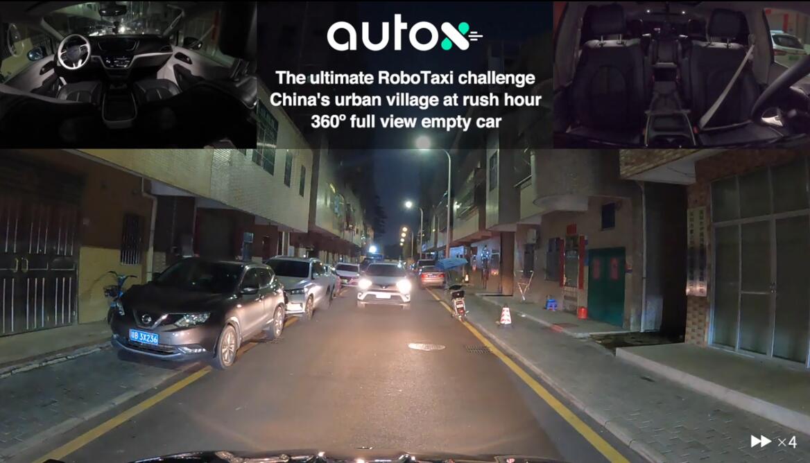 Chinese autonomous driving firm AutoX shows its capabilities on chaotic and dense roads-CnEVPost