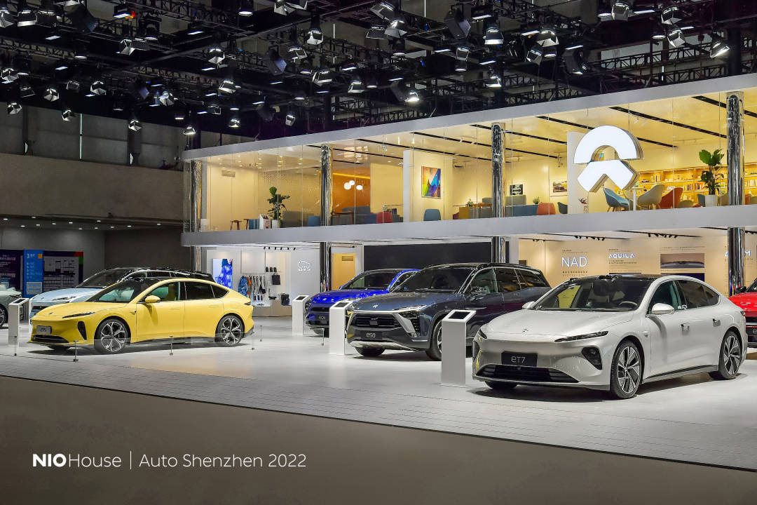 Nio brings its full lineup of models to Auto Shenzhen 2022-CnEVPost