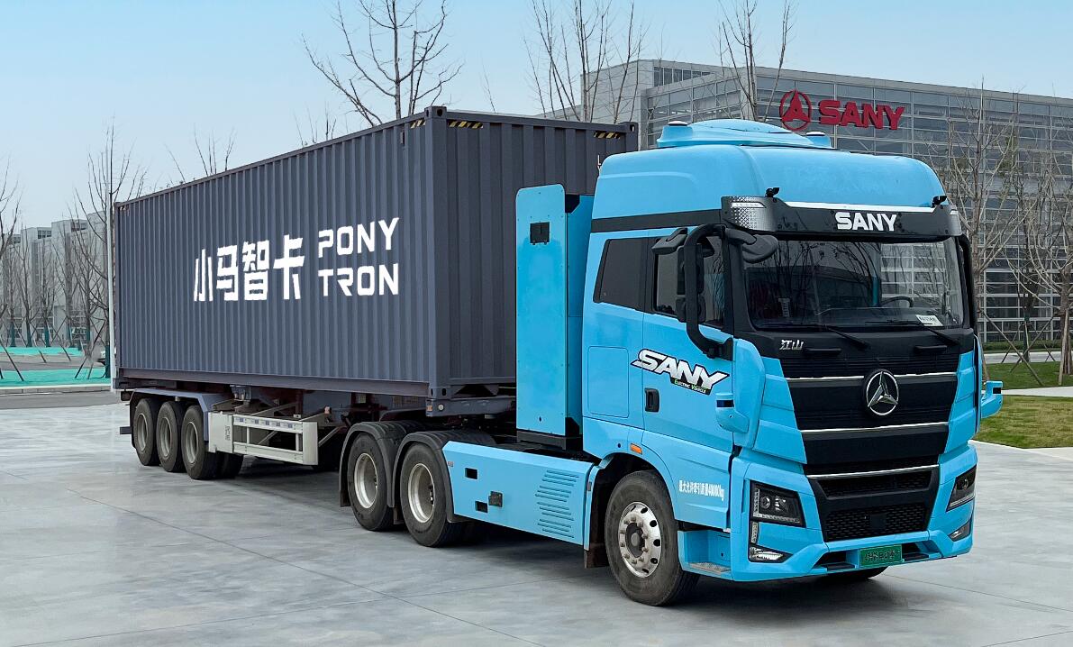 Pony.ai forms joint venture with SANY to produce self-driving trucks-CnEVPost