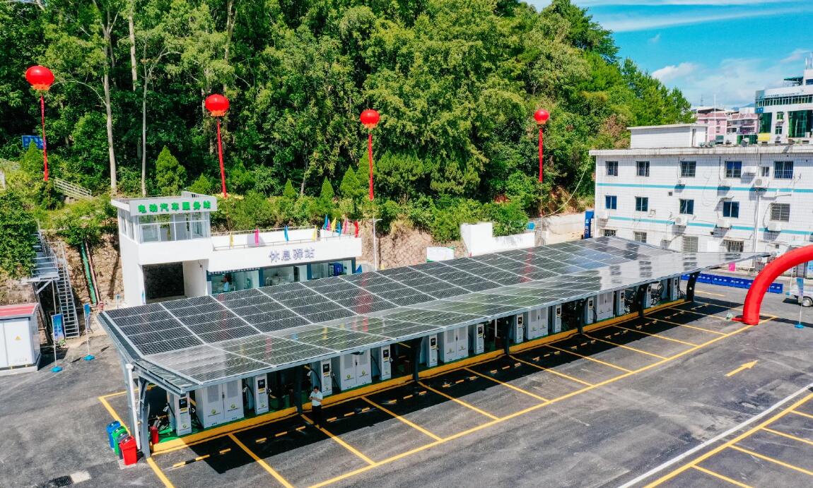 Sinopec builds supercharging station capable of charging 24 EVs simultaneously-CnEVPost