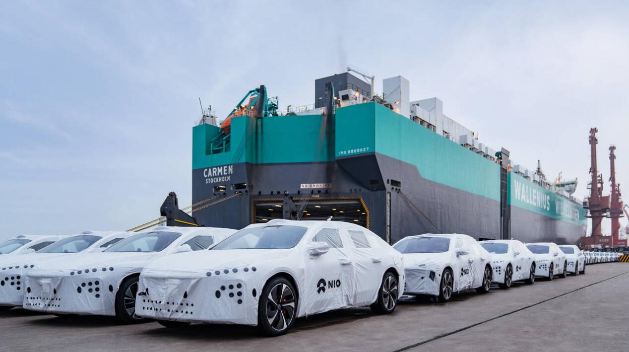 First batch of Nio ET7 sedans leave China port for Europe-CnEVPost