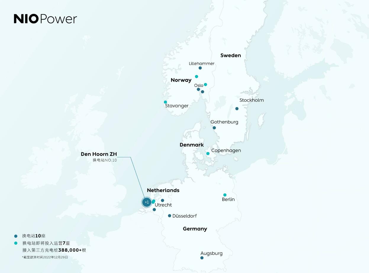 Nio's 10th swap station in Europe goes live-CnEVPost