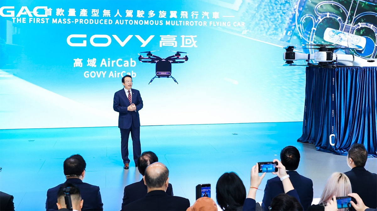 GAC's eVTOL unit Govy unveils AirCab flying car, pre-sales begin