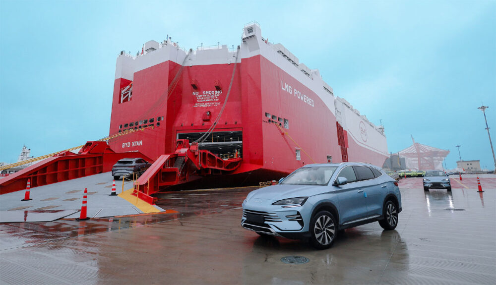 BYD Xi'an to carry 7,000 cars to Europe on maiden voyage