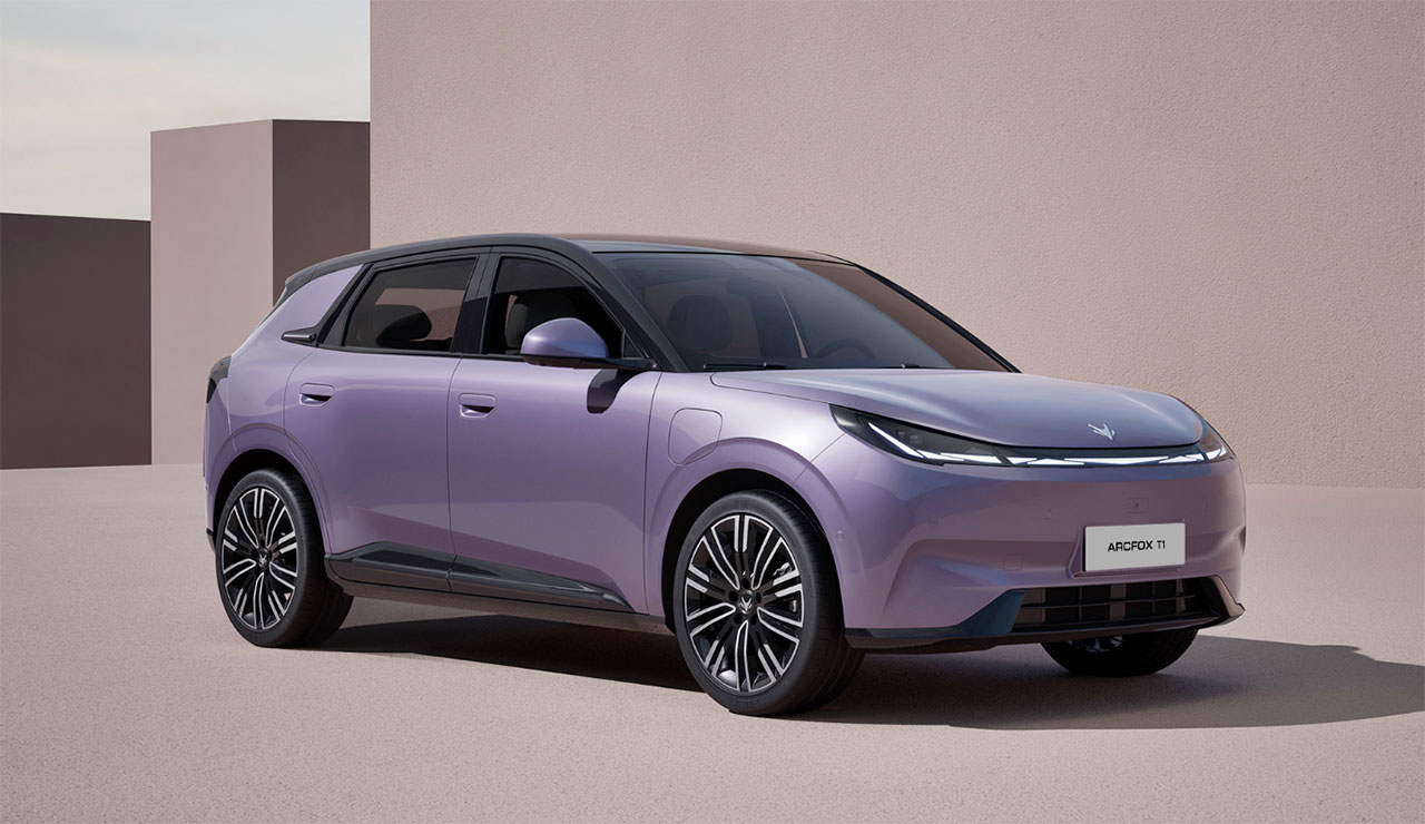 Arcfox sees the first production cars of T1 Suv Roll Off Line, before selling to start in late August